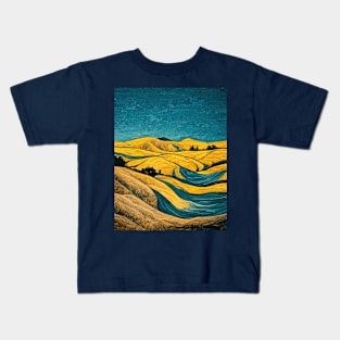 Illustrations inspired by Vincent van Gogh Kids T-Shirt